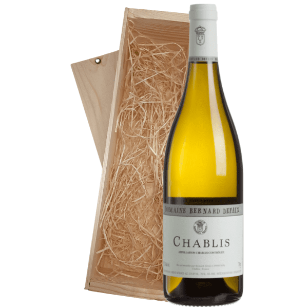 Geschenkkist 1-fles Bernard Defaix Chablis